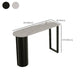 Metal and Stone Pub Set 1/2/3 Pcs Modern Indoor Bar Table with Upholstered Stools Clearhalo 'Bar Furniture' 'furn' 'furn_home_bar_bar_sets' 'Furniture' 'Home Bars & Bar Sets' 'home_bar_bar_sets' 'Kitchen & Dining Furniture' 6780344