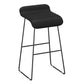 Modern 1/5 Pieces Bar Table Set Stone Counter Table with Stools for Living Room Black 30"H Stool (Single) Clearhalo 'Bar Furniture' 'furn' 'furn_home_bar_bar_sets' 'Furniture' 'Home Bars & Bar Sets' 'home_bar_bar_sets' 'Kitchen & Dining Furniture' 6780350