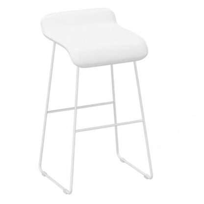 Modern 1/5 Pieces Bar Table Set Stone Counter Table with Stools for Living Room White 30"H Stool (Single) Clearhalo 'Bar Furniture' 'furn' 'furn_home_bar_bar_sets' 'Furniture' 'Home Bars & Bar Sets' 'home_bar_bar_sets' 'Kitchen & Dining Furniture' 6780354