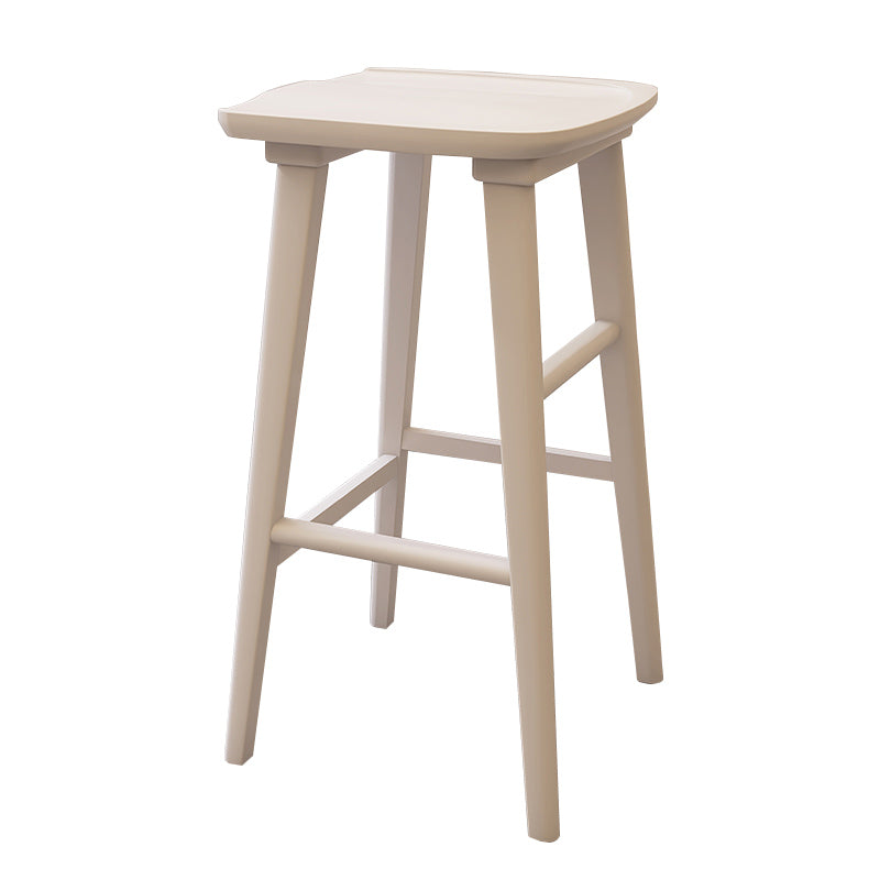 Free Form Bar Table Set 1/2 Pcs Stone Top Bar Table and Solid Wood Stools White 30"H Stool (Single) Clearhalo 'Bar Furniture' 'furn' 'furn_home_bar_bar_sets' 'Furniture' 'Home Bars & Bar Sets' 'home_bar_bar_sets' 'Kitchen & Dining Furniture' 6780368