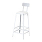 1/5 Pieces Wood Top Bar Table Set Modern Rectangle Pub Table Set