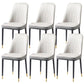 Glam Style Side Chair Parsons Armless Side Chair for Kitchen