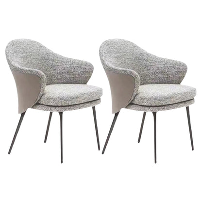 Silla tapizada para comedor silla de comedor de cuero falso