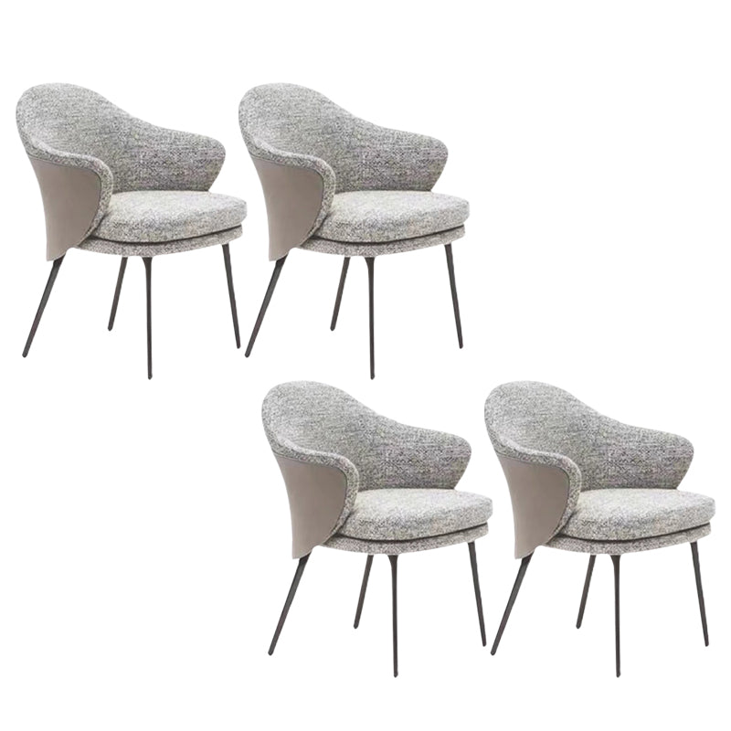 Silla tapizada para comedor silla de comedor de cuero falso