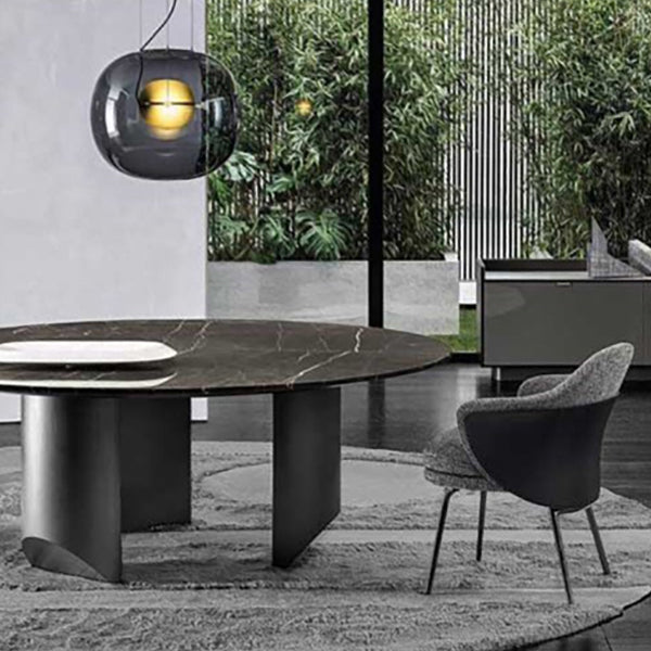 Silla tapizada para comedor silla de comedor de cuero falso