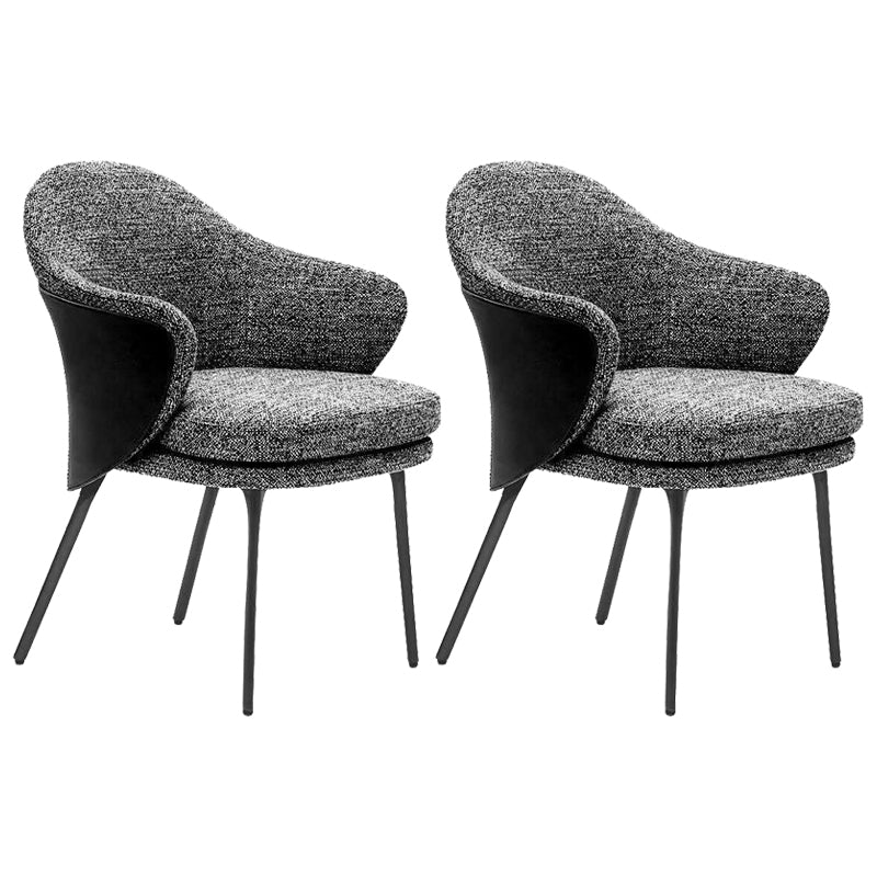 Silla tapizada para comedor silla de comedor de cuero falso