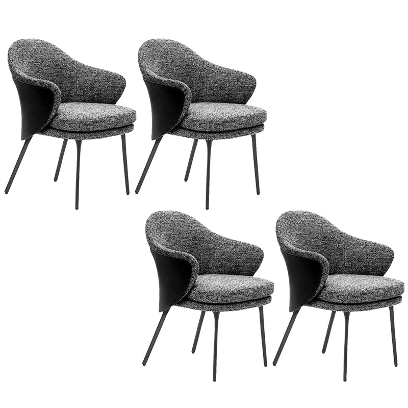 Silla tapizada para comedor silla de comedor de cuero falso