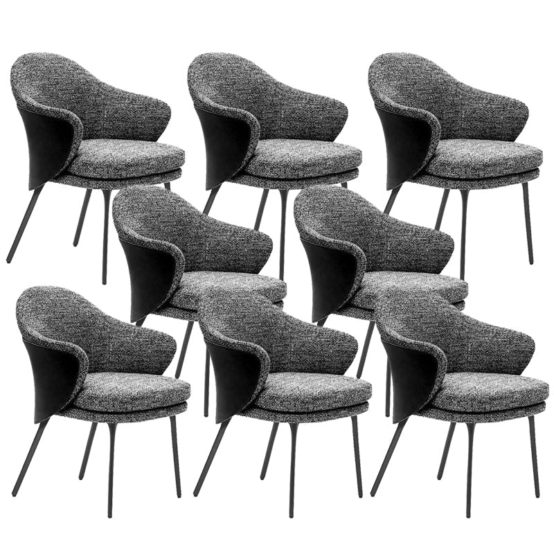 Silla tapizada para comedor silla de comedor de cuero falso