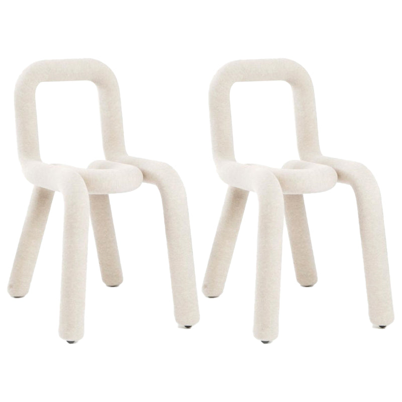 Designer stijl armloze stoel open terug naar huis eetstoel stoel