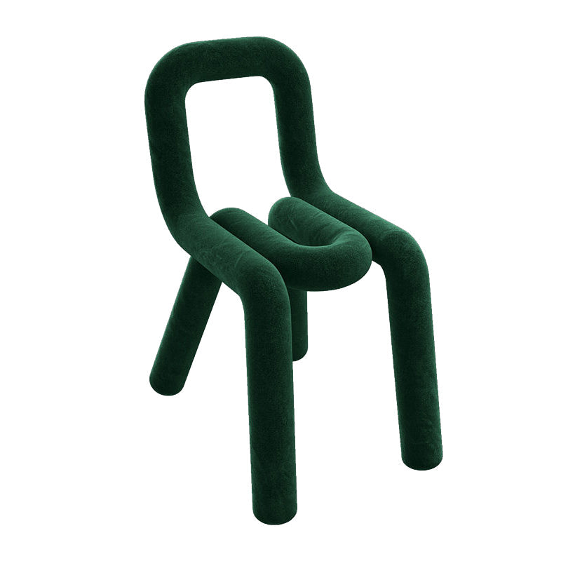 Designer stijl armloze stoel open terug naar huis eetstoel stoel