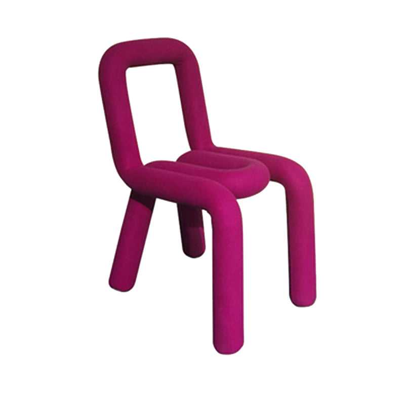 Designer stijl armloze stoel open terug naar huis eetstoel stoel