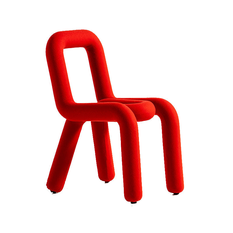 Designer stijl armloze stoel open terug naar huis eetstoel stoel