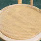 Chaise latéral de patio de style moderne en bois