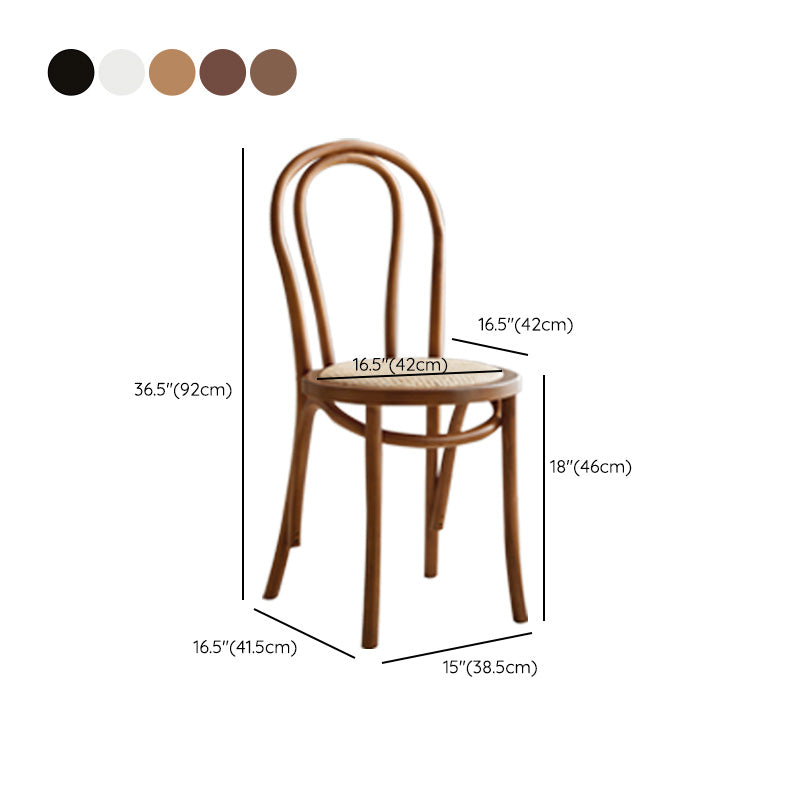 Wood Modern Style Patio Side Chair Open Back Dining Side Chair Clearhalo 'Dining Chairs' 'Dining Tables & Seating' 'dining_chair' 'furn' 'furn_dining_chair' 'Furniture' 'Kitchen & Dining Furniture' 6780858