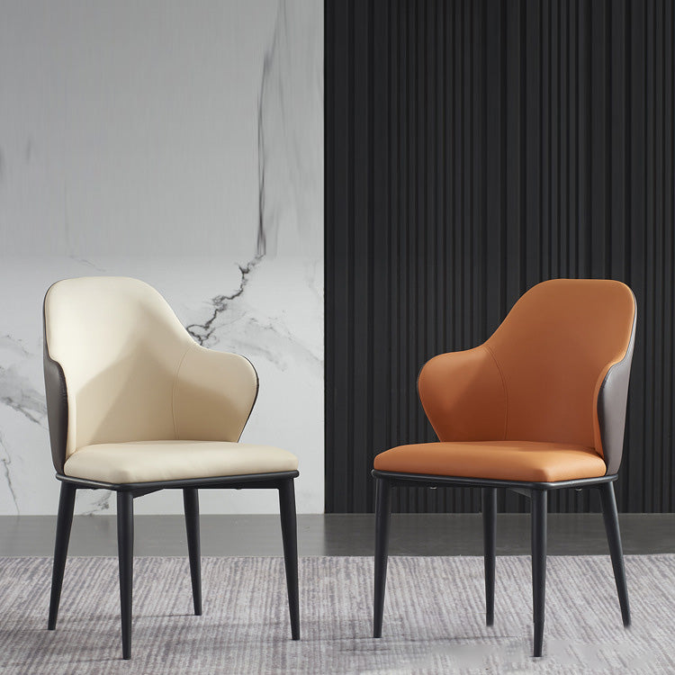 Sedia imbottita sala da pranzo casa finta sedia