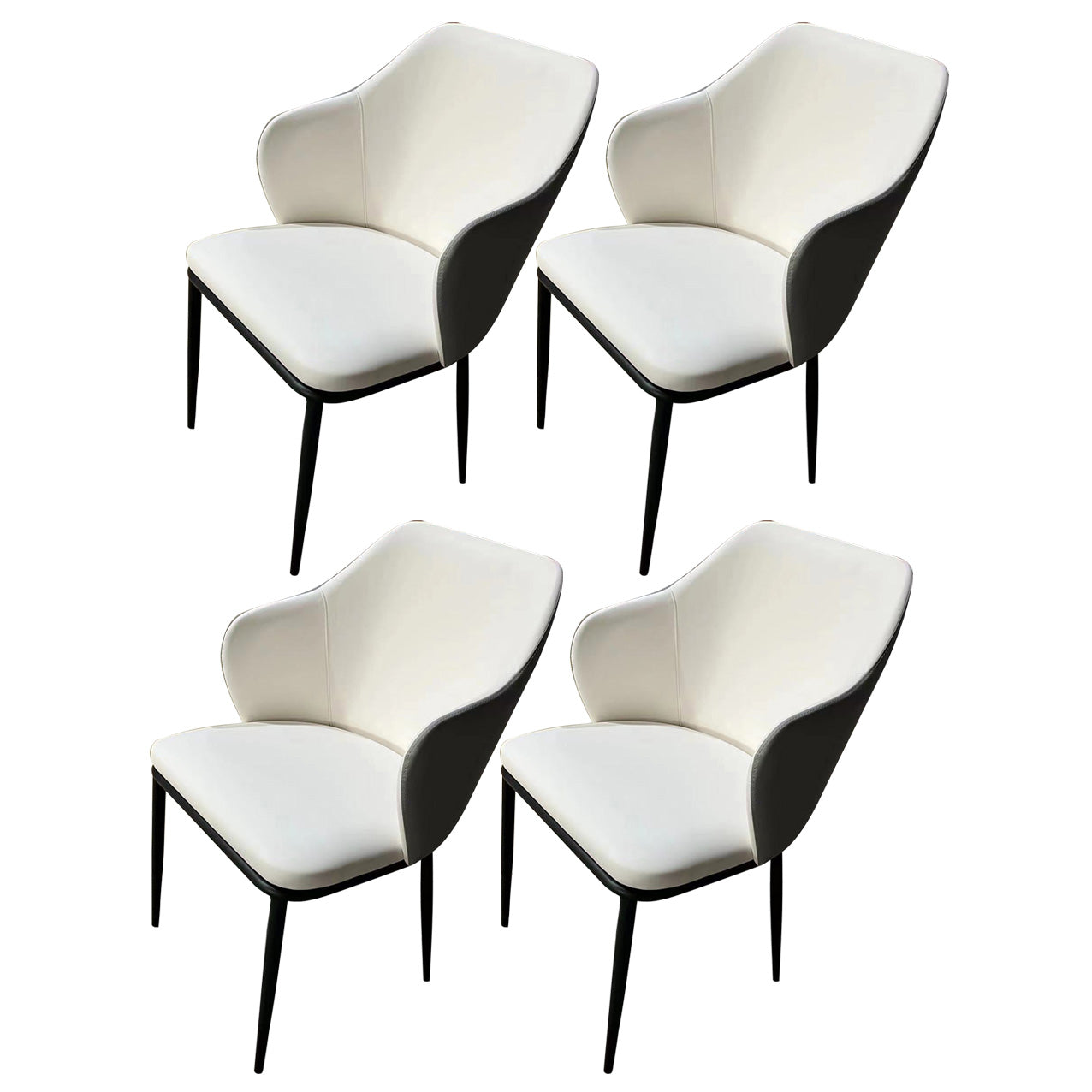 Sedia imbottita sala da pranzo casa finta sedia