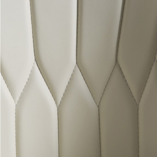 Chaises de salle à manger rembourrées industrielles chaise Parsons en jambes noires