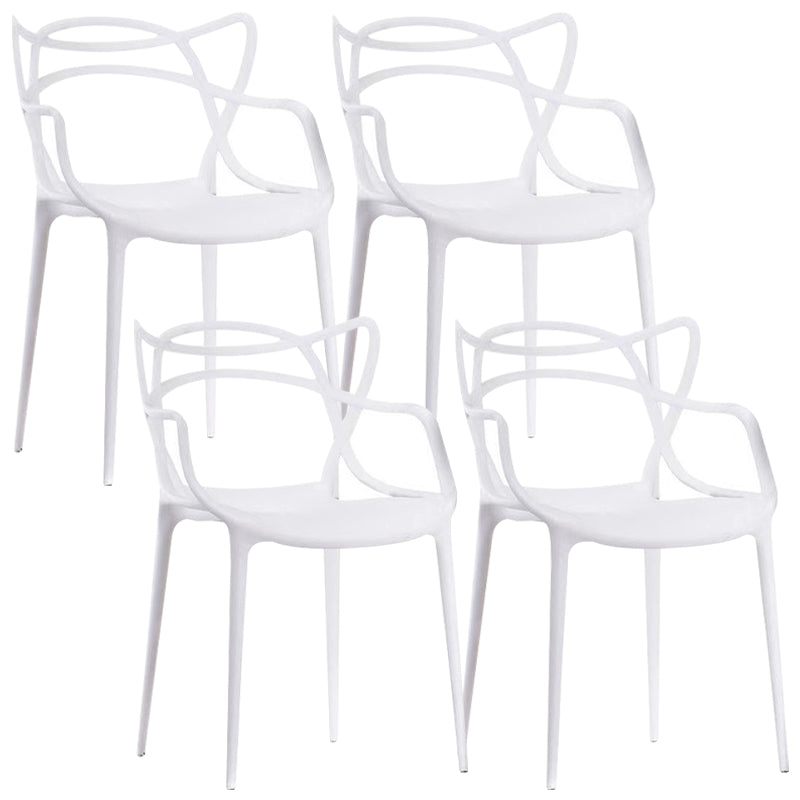 Sedia da pranzo contemporanea cucina da pranzo sedia di plastica