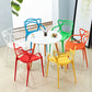 Sedia da pranzo contemporanea cucina da pranzo sedia di plastica