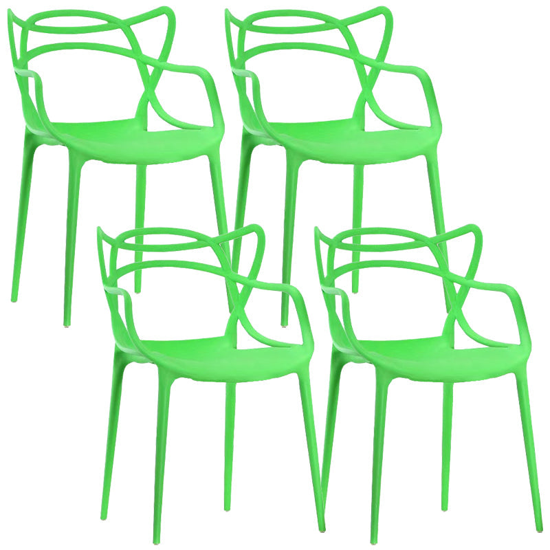 Sedia da pranzo contemporanea cucina da pranzo sedia di plastica