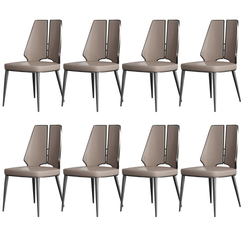 Sedia imbottita sala da pranzo casa finta sedia da pranzo in pelle finta