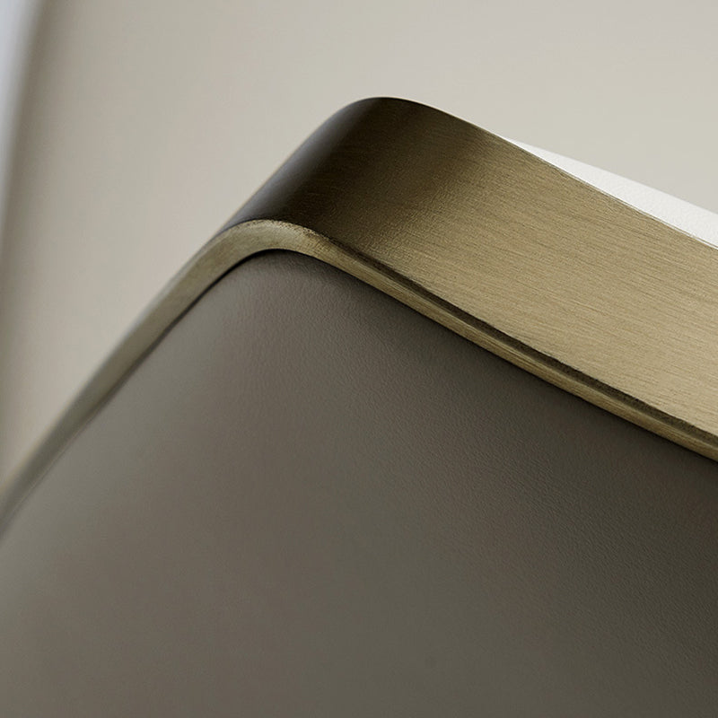 Sedia imbottita sala da pranzo casa finta sedia da pranzo in pelle finta