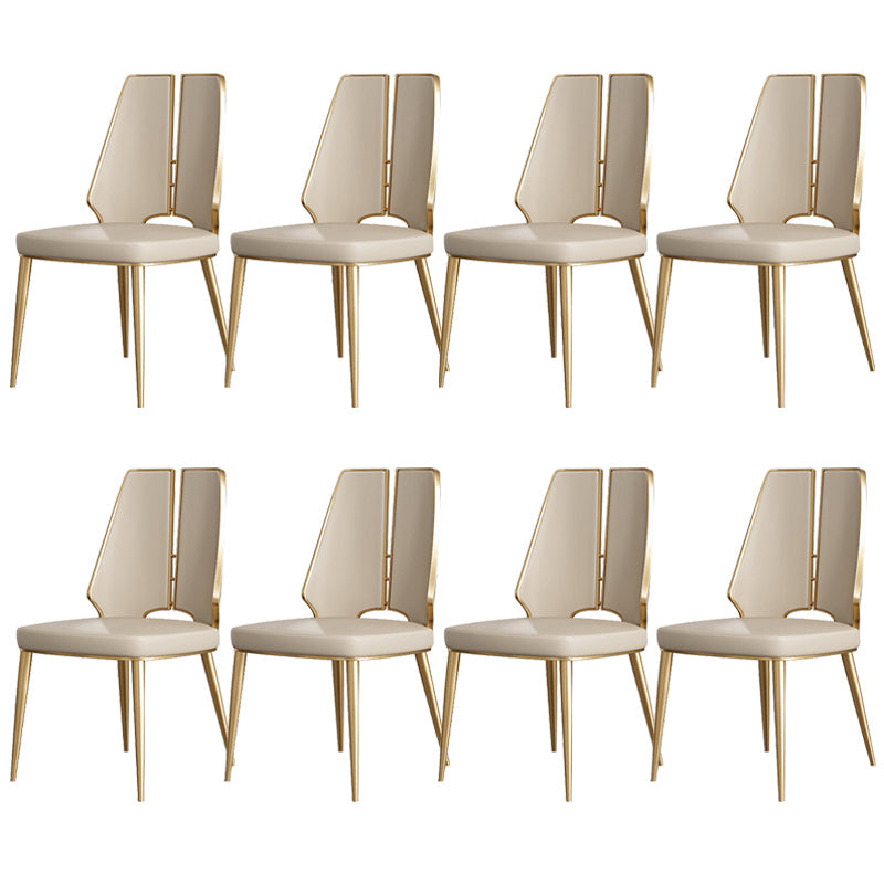 Sedia imbottita sala da pranzo casa finta sedia da pranzo in pelle finta