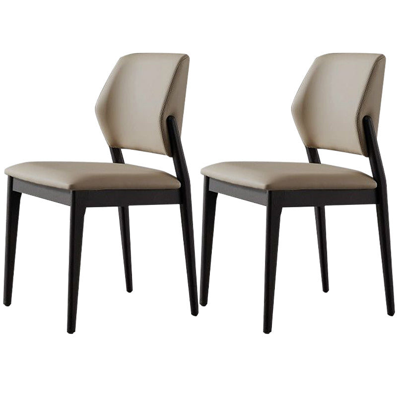 Silla de cocina de comedor sillón de comedor contemporáneo de madera maciza