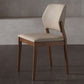 Silla de cocina de comedor sillón de comedor contemporáneo de madera maciza