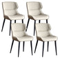 Home Upholstered Chair Dining Room Faux Leather Parsons Dining Chair White 4 Piece Set Clearhalo 'Dining Chairs' 'Dining Tables & Seating' 'dining_chair' 'furn' 'furn_dining_chair' 'Furniture' 'Kitchen & Dining Furniture' 6781002