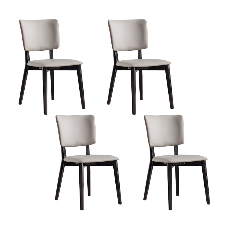 Dining Room Upholstered Chair Industrial Home Faux Leather Dining Chair