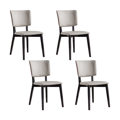 Dining Room Upholstered Chair Industrial Home Faux Leather Dining Chair