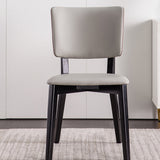 Dining Room Upholstered Chair Industrial Home Faux Leather Dining Chair