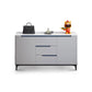 Contemporary Credenza Stone Dining Buffet with Cabinets and Drawers