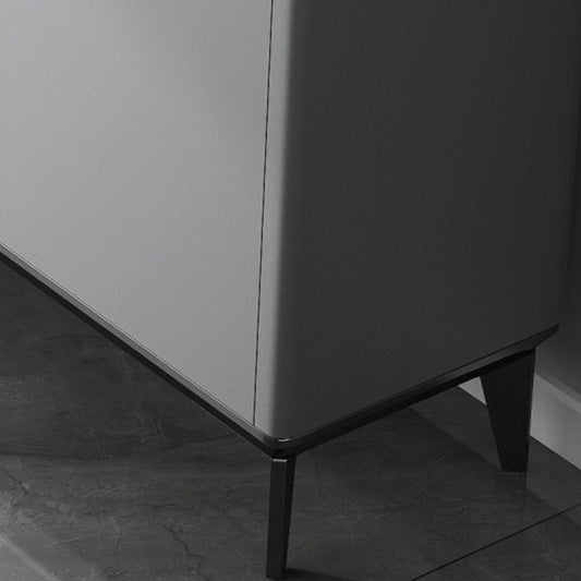 Contemporaneo a buffet da pranzo in pietra di credenza con armadi e cassetti