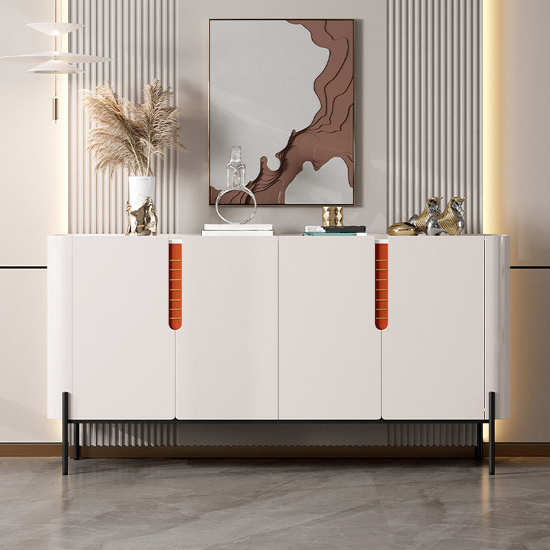 Stone Credenza Buffet de comedor de estilo contemporáneo con gabinetes