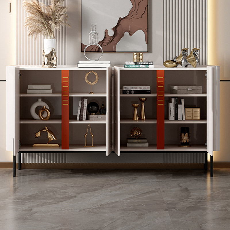 Stone Credenza Buffet de comedor de estilo contemporáneo con gabinetes