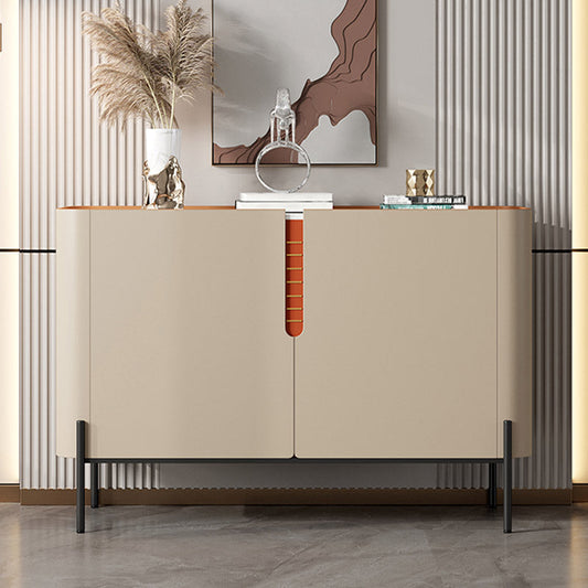 Buffet da pranzo in stile credenza in pietra con armadi