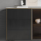 Stone Credenza Contemporary Style Dining Buffet with Cabinets and Drawers Clearhalo 'buffet_sideboard' 'Buffets & Sideboards' 'furn' 'furn_buffet_sideboard' 'Furniture' 'Kitchen & Dining Furniture' 6781432