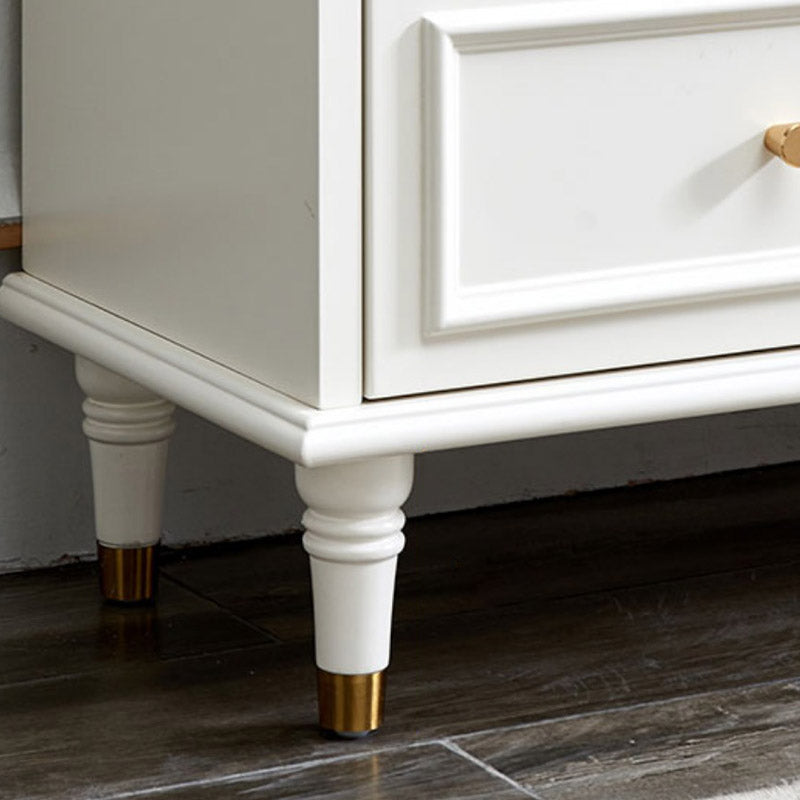 Tavolo a buffet in legno moderno scheda laterale con armadi e cassetti