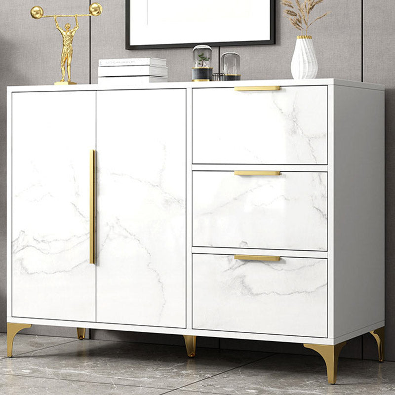 Tavolo da buffet in legno bacheca in stile moderno con cassetti e armadi