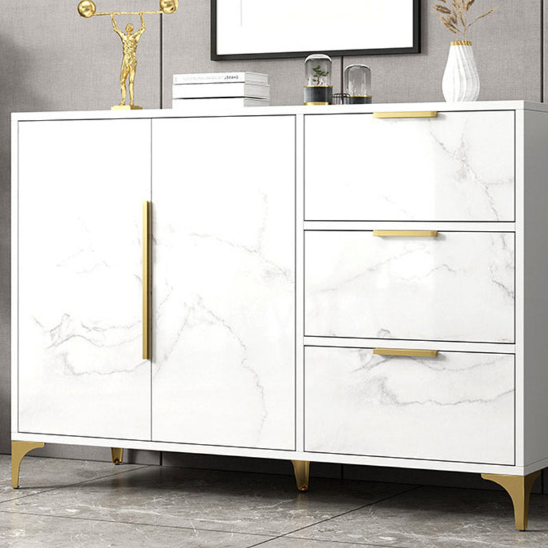 Tavolo da buffet in legno bacheca in stile moderno con cassetti e armadi