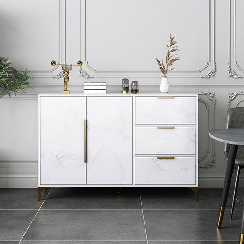 Tavolo da buffet in legno bacheca in stile moderno con cassetti e armadi