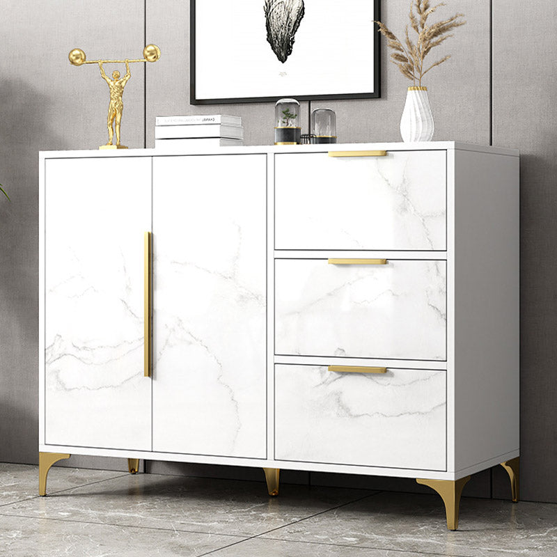 Tavolo da buffet in legno bacheca in stile moderno con cassetti e armadi