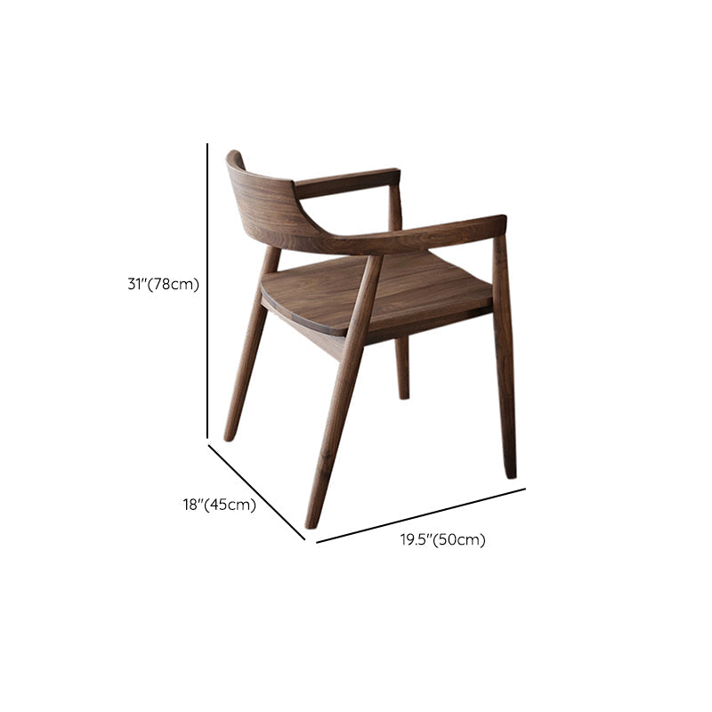 Contemporain 1/2/5 Pièces meubles Round en bois massif en bois ensemble en marron