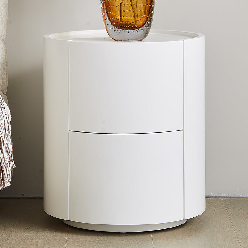 Drawer Storage Accent Table Nightstand Antique Finish Bed Nightstand White 1 Piece Clearhalo 'Bedroom Furniture' 'furn' 'furn_night_stand' 'Furniture' 'night_stand' 'Nightstands' 6781551
