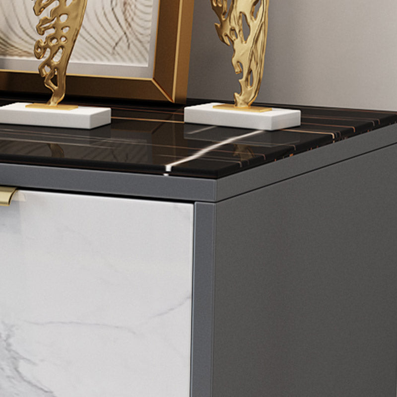 Glam Style Sideboard Engineered Wood Side Board for Living Room Clearhalo 'buffet_sideboard' 'Buffets & Sideboards' 'furn' 'furn_buffet_sideboard' 'Furniture' 'Kitchen & Dining Furniture' 6781638