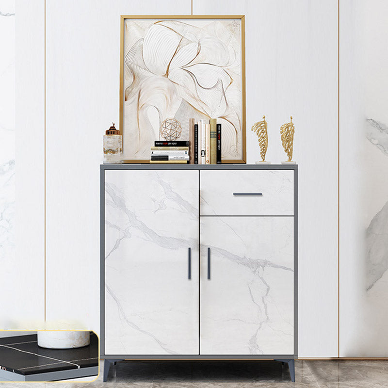 Glam Style Sideboard Engineered Wood Side Board for Living Room Clearhalo 'buffet_sideboard' 'Buffets & Sideboards' 'furn' 'furn_buffet_sideboard' 'Furniture' 'Kitchen & Dining Furniture' 6781652