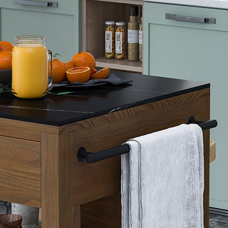 Eetkamer keuken eiland tafel open opslag marmeren prep tafel