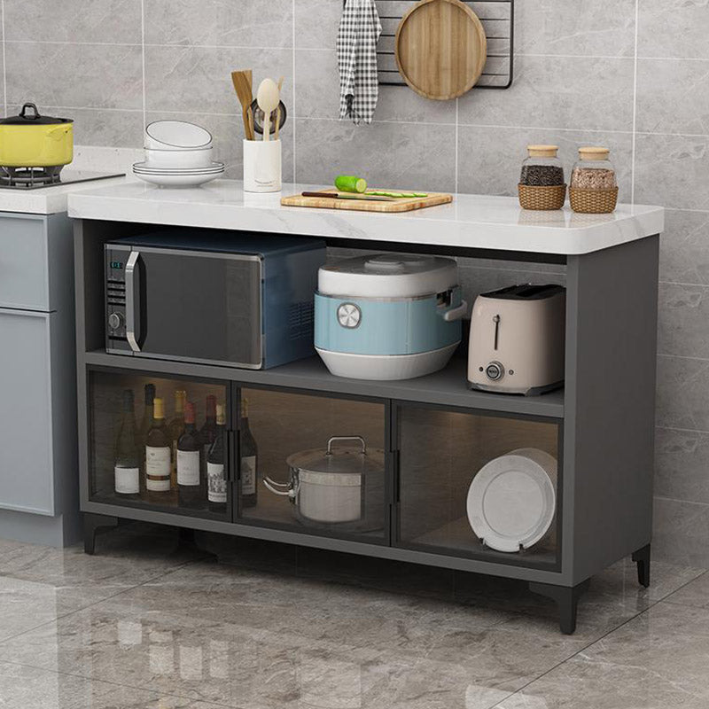 Sala da pranzo isola da cucina tavolo in marmo stazionario isola